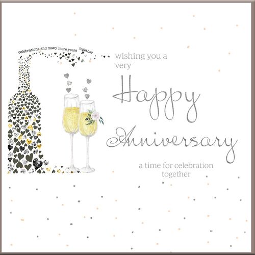 Blossom Love Happy Anniversary Bottle