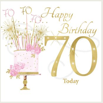 70 ans - Rose