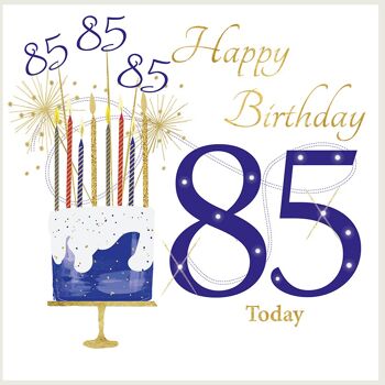 85 ans - Bleu