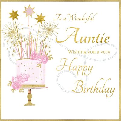 Feliz cumpleaños tía