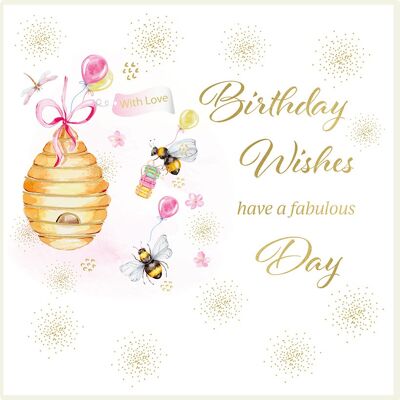 Feliz cumpleaños - Fiesta de la abeja