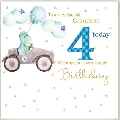 Grandson Age 4 Birthday