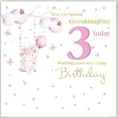 Granddaughter Age 3 Birthday