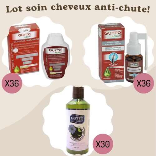 Lot destockage anti chute cheveux