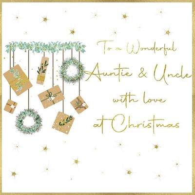 Auntie & Uncle Christmas Garland