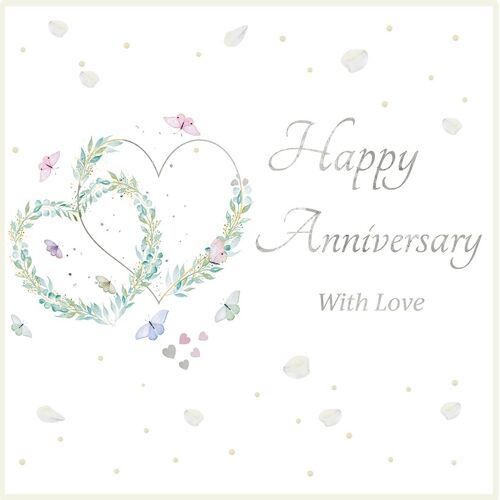 Happy Anniversary - Love Hearts