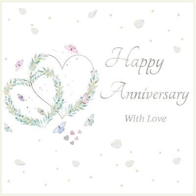 Feliz aniversario - Corazones de amor