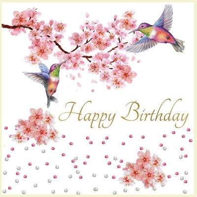 feliz cumpleaños colibrí