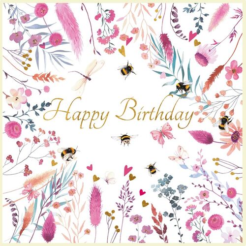 Happy Birthday - Bees