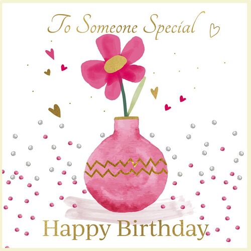 Happy Birthday - Someone Special Vase