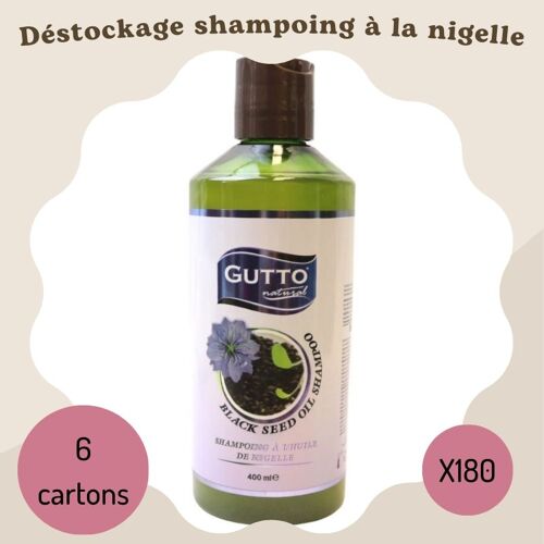 Lot déstockage shampoing à la nigelle