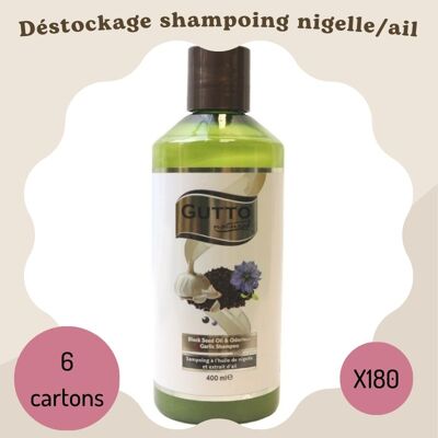 Nigella and garlic shampoo destocking set