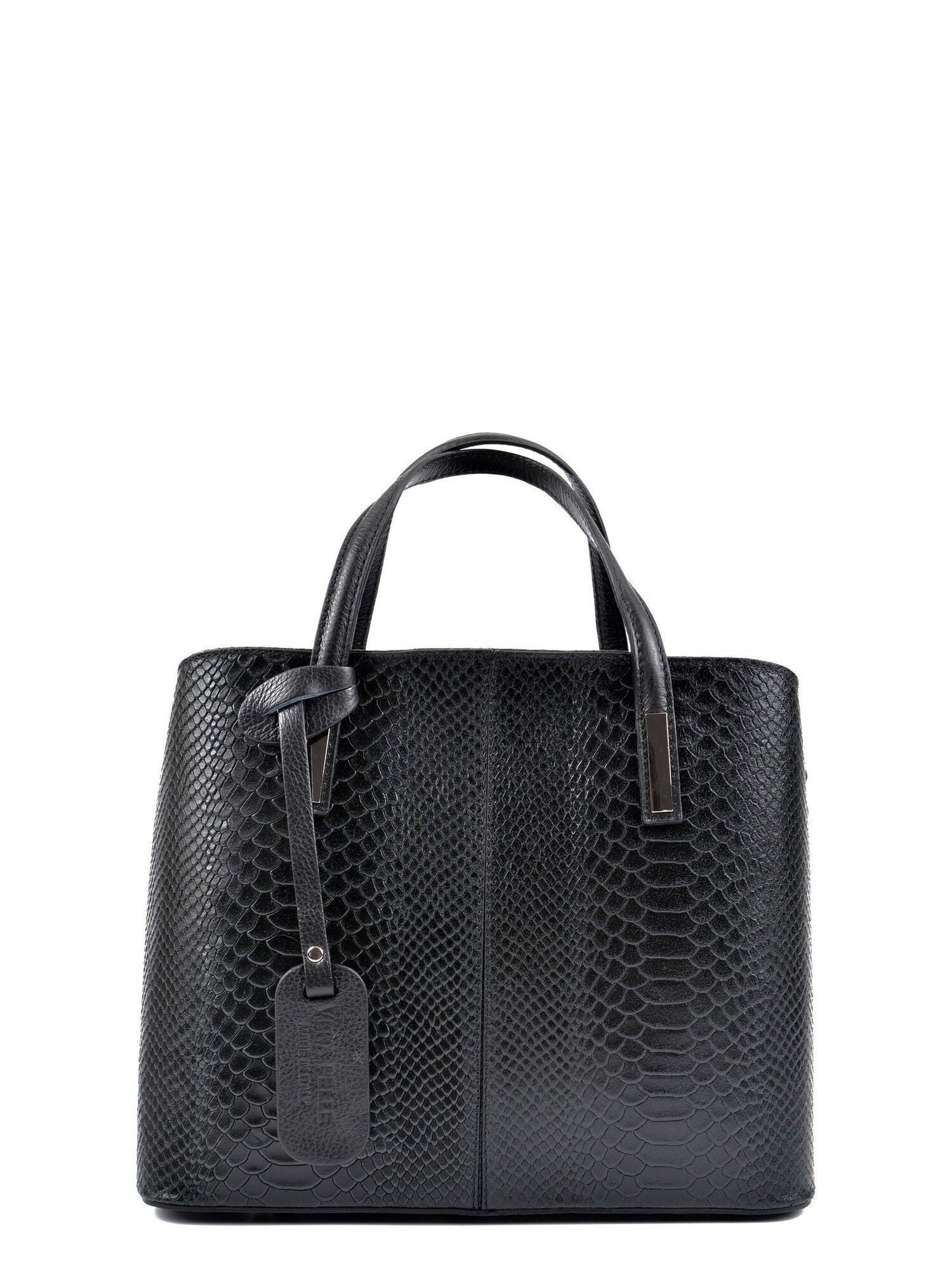 SS23 RM 8067_NERO_Borsa con manico superiore