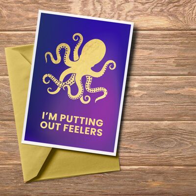 I'm putting out feelers. Octopus Art Print.