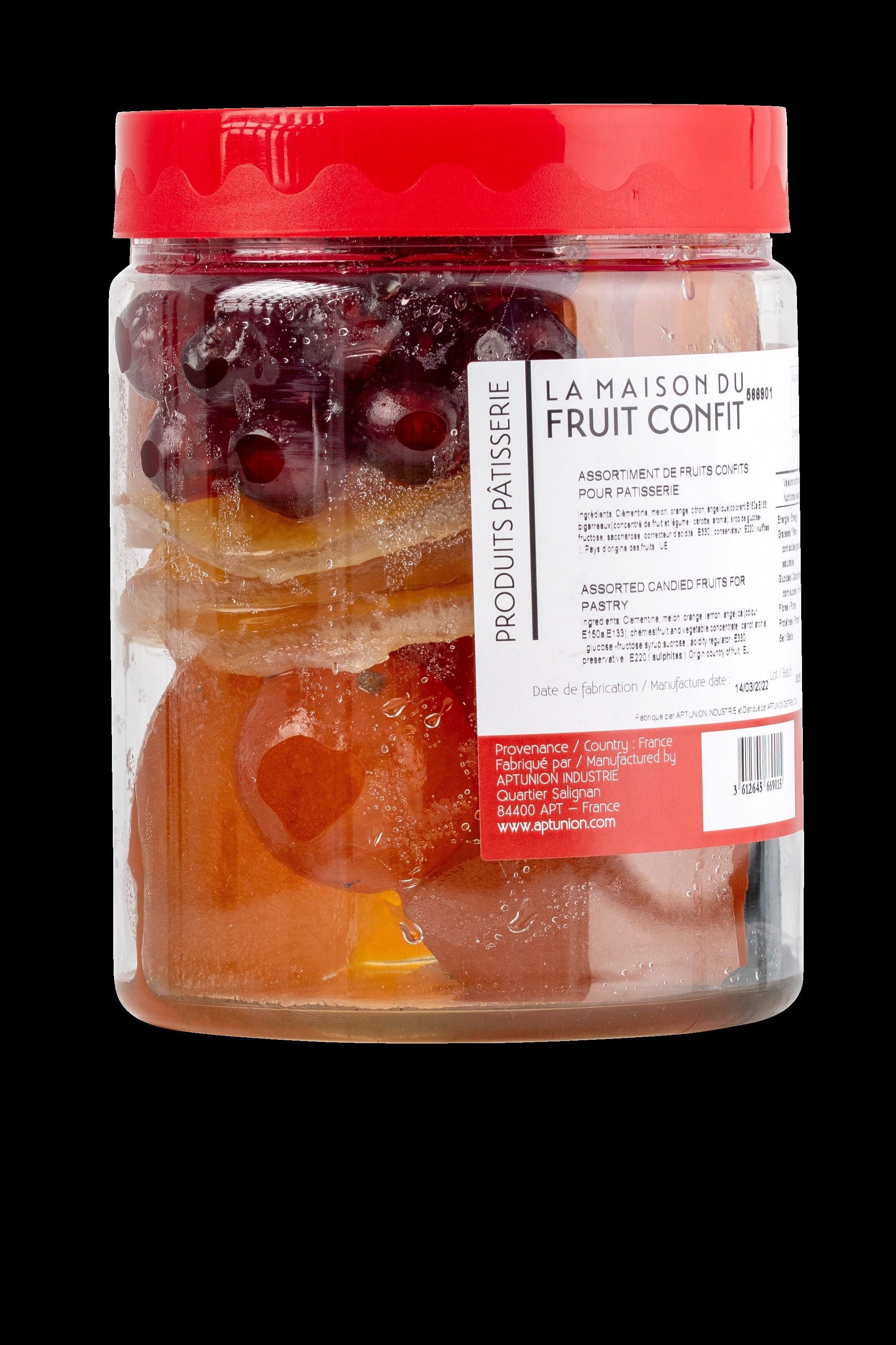 Achat Pot Assortiment De Fruits Confits Pour Pâtisserie 1 kg en gros