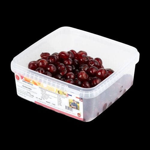 Cerises Bigarreaux Confites Rouge 1 kg