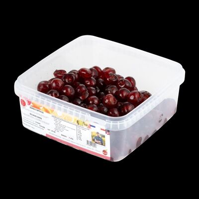 Red Candied Bigarreaux Cherries 1 kg
