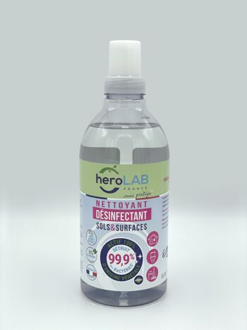 Nettoyant Désinfectant Sols et Surfaces, 100% Végétal, 1L 1