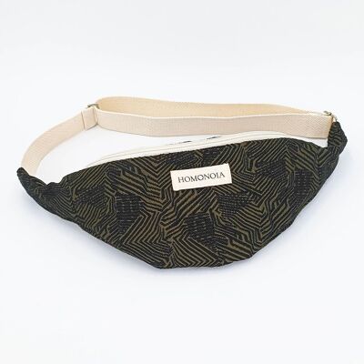 Banane jacquard vert & noir