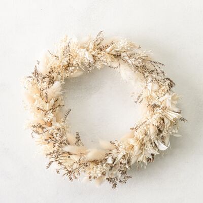 dried flower wreath FINI