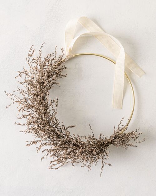 dried flower wreath ELA