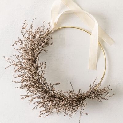 dried flower wreath ELA