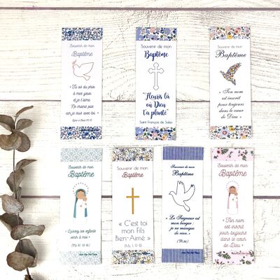 Set of religious card bookmarks