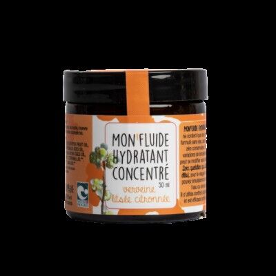 Mon'fluide hydratant concentré verveine citronnée pot verre