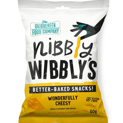 Nibbly Wibbly's – Meravigliosamente formaggio (20 da 50 g)