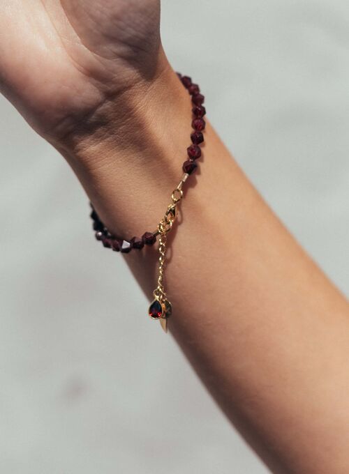 Garnet bracelet