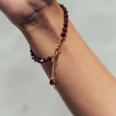 Pulsera de granate