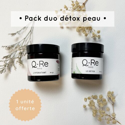 Pack DUO Détox peau (vitamines et compléments)