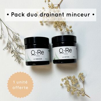 Pack DUO Drainant minceur (vitamines et compléments)