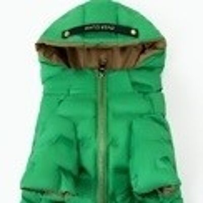 Zip-up Puffer Jacket with Hood