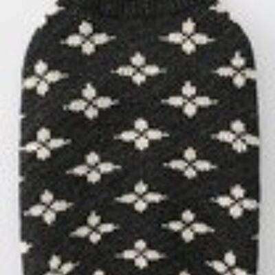 Jacquard-Pullover mit Blumenmuster