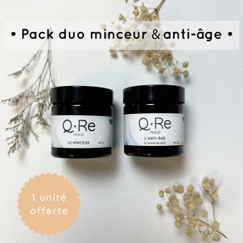 Pack DUO Minceur & Anti-âge (vitamines et compléments)