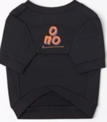 Sweat-shirt avec imprimé 'O NO' 2
