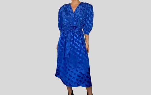 Vintage blue Midi dress