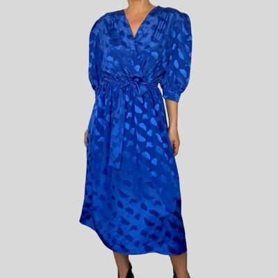 Vintage blue Midi dress