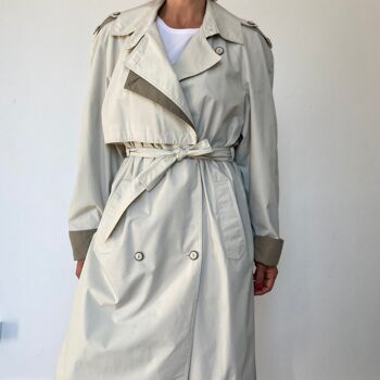 Trench long beige 5