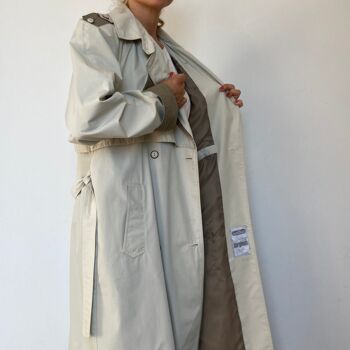 Trench long beige 6