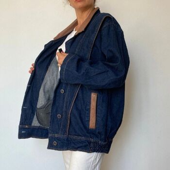 Veste en jean bleu vintage 5