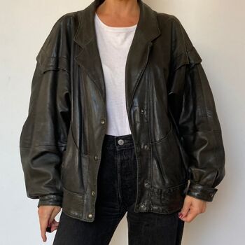 Blouson en cuir Bomber Modèle 1. 2