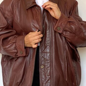 Blouson aviateur bordeaux 3