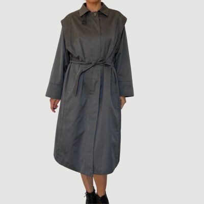 Vintage Dark grey Trench Coat