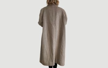 Manteau long gris 4