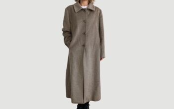 Manteau long gris 5