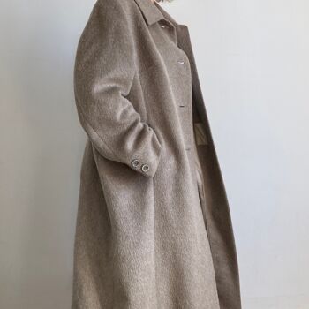 Manteau long gris 6