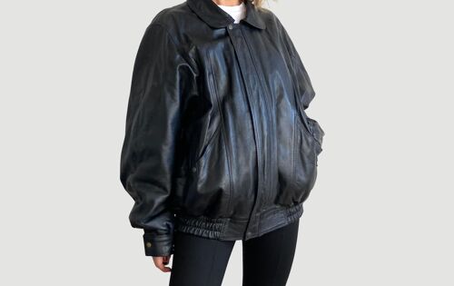 Leather Bomber jacket