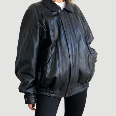 Leather Bomber jacket